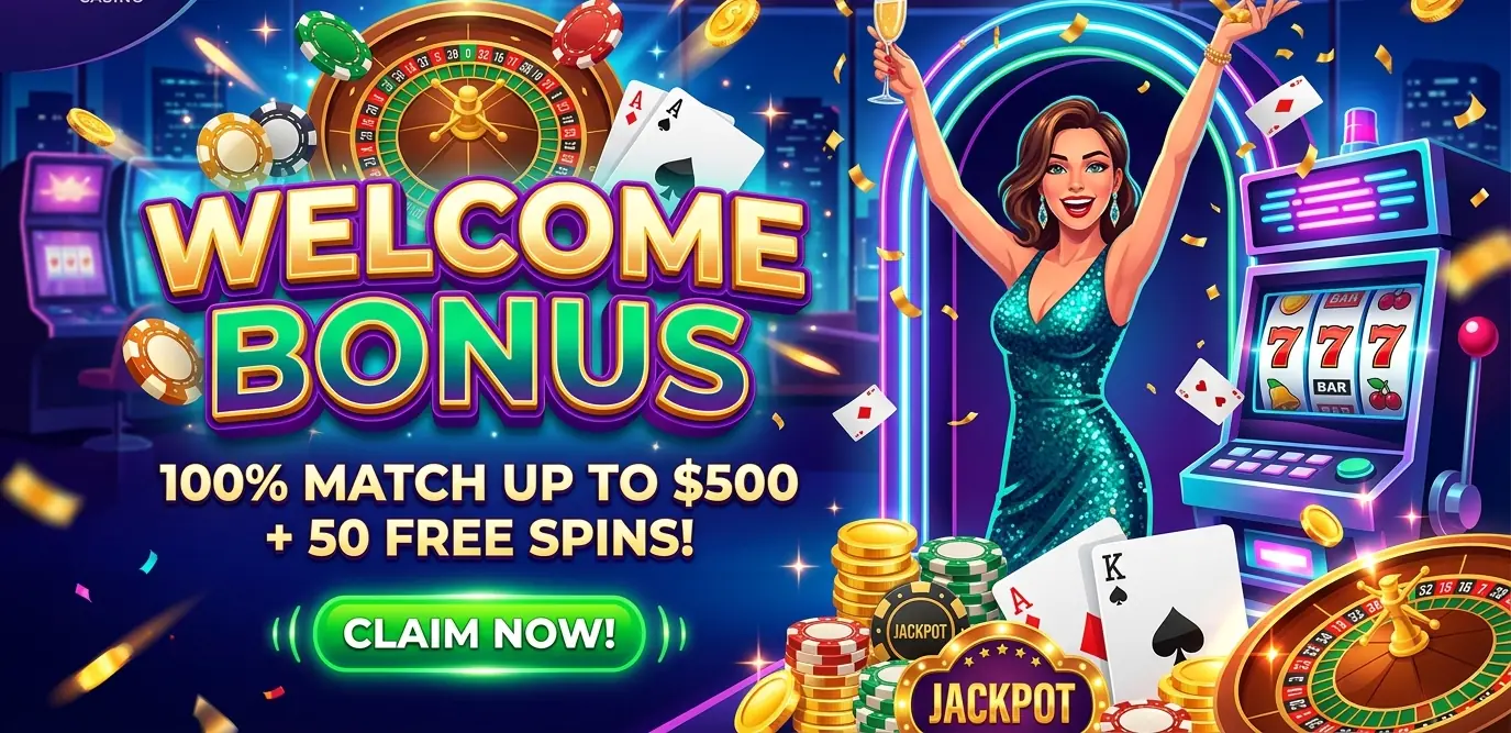 Jackpot City casino welcome bonus
